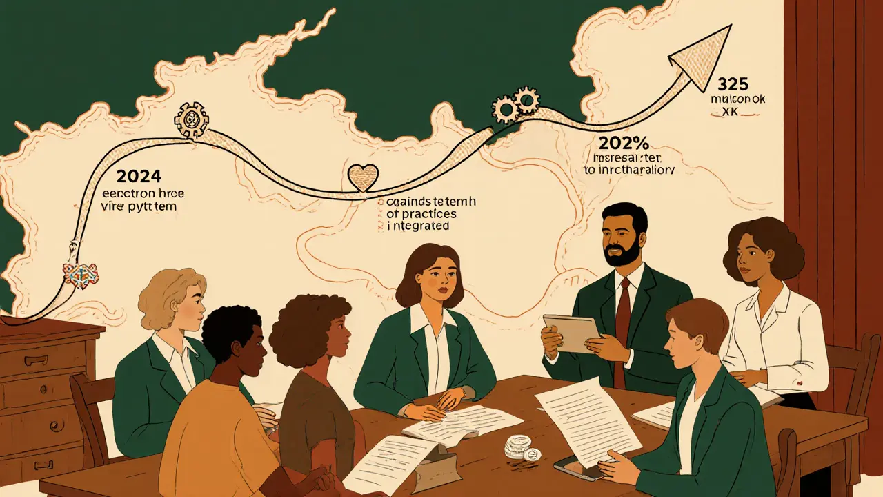 Budoucí rozšíření psychoterapie v primární péči: více klinik a digitální výměna informací.