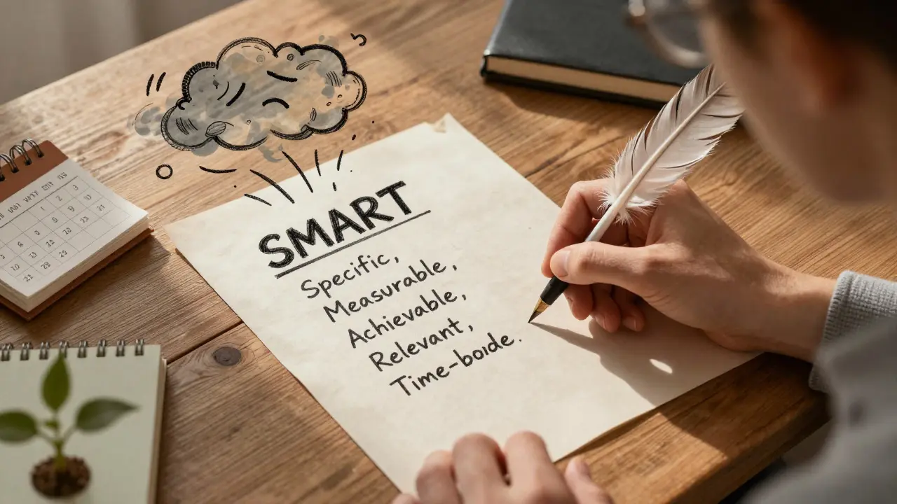 Jak si nastavit cíle psychoterapie: SMART cíle a realistická očekávání