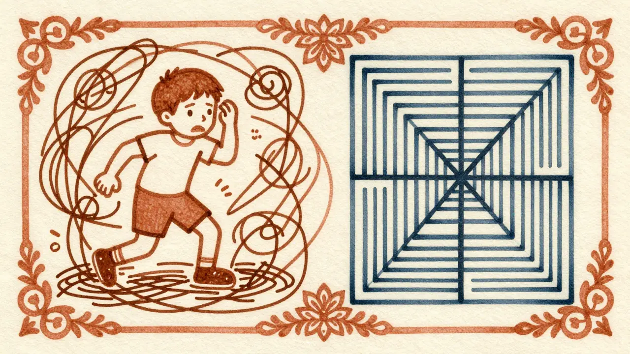 Ilustrace psychologických kořenů vztahu k penězům v stylu umění a řemesel
